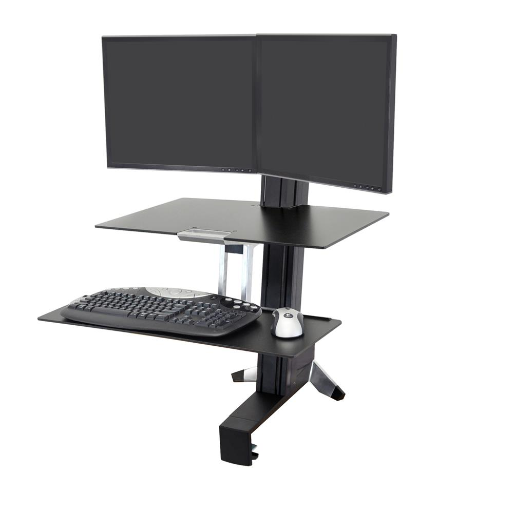 WorkFit-S Dual Monitor Workstation (DS10)